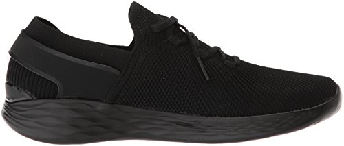 Skechers Performance You-Spirit, Zapatillas sin Cordones Mujer, Negro (BBK Black Textile/Trim), 37 EU