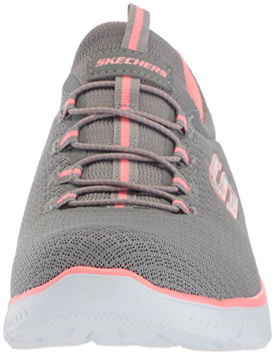 Skechers Summits, Zapatillas Deportivas Mujer, Multicolor (GYPK Black Mesh/Trim), 37 EU Skechers Summits, Zapatillas Deportivas Mujer, Multicolor (GYPK Black Mesh/Trim), 37 EU