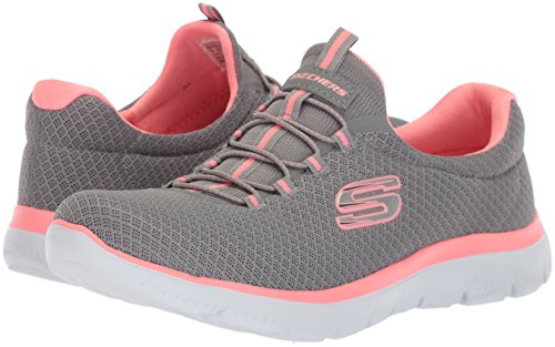Skechers Summits, Zapatillas Deportivas Mujer, Multicolor (GYPK Black Mesh/Trim), 37 EU Skechers Summits, Zapatillas Deportivas Mujer, Multicolor (GYPK Black Mesh/Trim), 37 EU