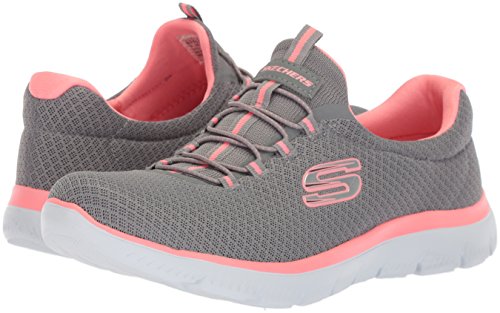 Skechers Summits, Zapatillas Deportivas Mujer, Multicolor (GYPK Black Mesh/Trim), 37 EU