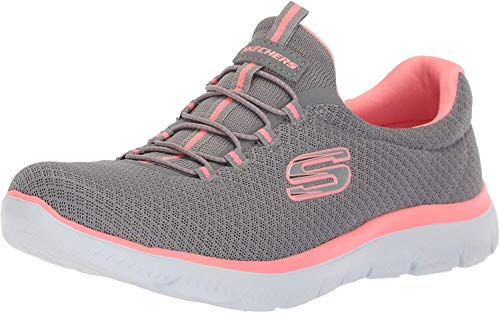 Skechers Summits, Zapatillas Deportivas Mujer, Multicolor (GYPK Black Mesh/Trim), 37 EU