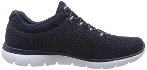 Skechers Summits, Zapatillas Mujer, Multicolor (NVLB Black Mesh/Trim), 39 EU Skechers Summits, Zapatillas Mujer, Multicolor (NVLB Black Mesh/Trim), 39 EU