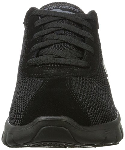 Skechers Synergy-Case Closed, Zapatillas de Entrenamiento Mujer, Negro (Black), 41 EU