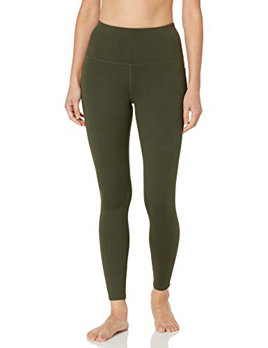 Skechers Walk Go Flex High Waisted 2-Pocket Yoga Legging Pantalones, Noche Bosque, XS para Mujer