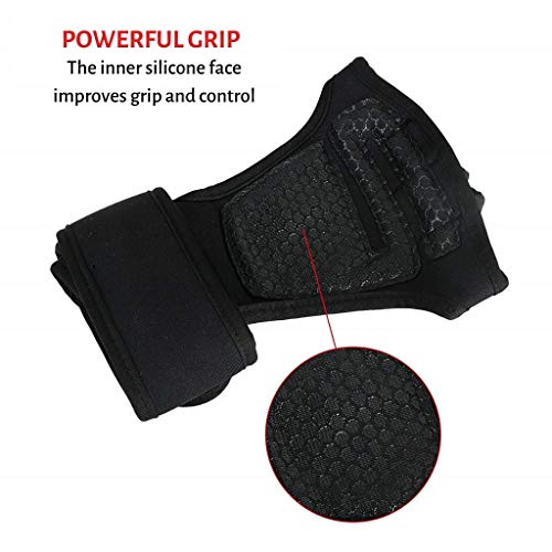 Skevic Guantes Gimnasio Hombre y Mujer - Guantes de Gym Antideslizante para Levantamiento de Pesas, Calistenia, Crossfit Dominadas en Barra, etc.nspirable y Antideslizante con Muñequeras Gym (M)