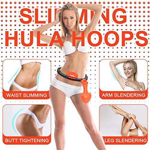 Skysper- Aro hula Hoop Fitness, aro, desmontable, no se cae con contador de rotación semiautomático, tamaño ajustable para pérdida de peso y reducción de tamaño rápido Skysper- Aro hula Hoop Fitness, aro, desmontable, no se cae con contador de rotación semiautomático, tamaño ajustable para pérdida de peso y reducción de tamaño rápido