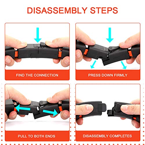 Skysper- Aro hula Hoop Fitness, aro, desmontable, no se cae con contador de rotación semiautomático, tamaño ajustable para pérdida de peso y reducción de tamaño rápido Skysper- Aro hula Hoop Fitness, aro, desmontable, no se cae con contador de rotación semiautomático, tamaño ajustable para pérdida de peso y reducción de tamaño rápido