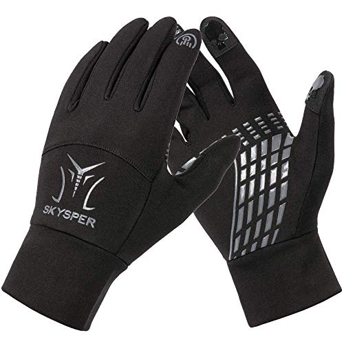 SKYSPER Guantes Ciclismo Invierno Guantes de Pantalla Táctil Deportivos Antideslizante Forro Vellón Térmico Anti-Viento Impermeable Deportes al Aire Libre Moto Bici Motocicleta para Mujer Hombre SKYSPER Guantes Ciclismo Invierno Guantes de Pantalla Táctil Deportivos Antideslizante Forro Vellón Térmico Anti-Viento Impermeable Deportes al Aire Libre Moto Bici Motocicleta para Mujer Hombre