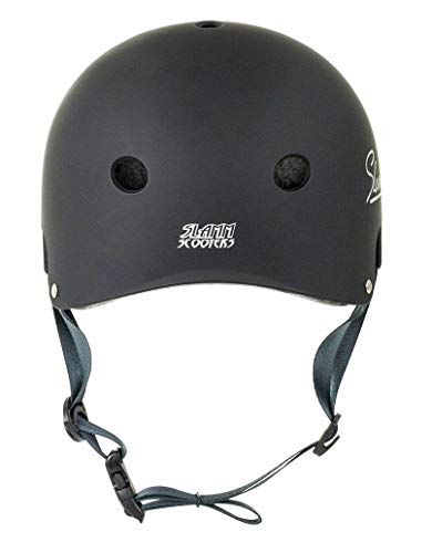 Slamm Scooters Logo Helmet Casco Skateboard Unisex Adulto, Negro (Black), 49-52 cm