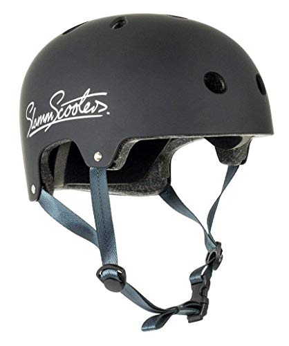 Slamm Scooters Logo Helmet Casco Skateboard Unisex Adulto, Negro (Black), 49-52 cm