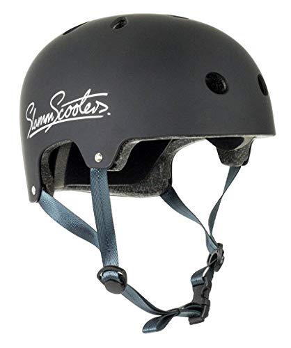 Slamm Scooters Logo Helmet Casco Skateboard Unisex Adulto, Negro (Black), 49-52 cm Slamm Scooters Logo Helmet Casco Skateboard Unisex Adulto, Negro (Black), 49-52 cm