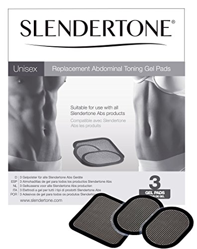 Slendertone Bottom - Electrodos de Repuesto para Mini Bottom Toning System, 4 Unidades + Ceinture Electrodos de Repuesto para cinturón Abdominal, Unisex, Talla única