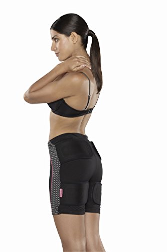 Slendertone Short Bottom Electroestimulador para glúteos Mujer, Negro/Rosa + Rechargeable Abs7 Cinturón de tonificación Abdominal, Unisex, Negro, 69-119 cm