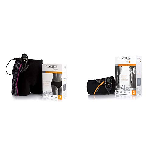 Slendertone Short Bottom Electroestimulador para glúteos Mujer, Negro/Rosa + Rechargeable Abs7 Cinturón de tonificación Abdominal, Unisex, Negro, 69-119 cm Slendertone Short Bottom Electroestimulador para glúteos Mujer, Negro/Rosa + Rechargeable Abs7 Cinturón de tonificación Abdominal, Unisex, Negro, 69-119 cm