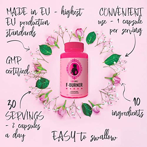 Slim Girlz Fat-Burner | 60 Cápsulas Para Adelgazar | Quemador de Grasa Para Mujeres | 10 Ingredientes Activos Para Pérdida de Peso| Adelgazante Vegano Para Dieta Keto Sin Estimulantes |Hecho en la UE Slim Girlz Fat-Burner | 60 Cápsulas Para Adelgazar | Quemador de Grasa Para Mujeres | 10 Ingredientes Activos Para Pérdida de Peso| Adelgazante Vegano Para Dieta Keto Sin Estimulantes |Hecho en la UE