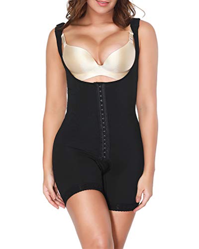 SLIMBELLE Body Faja Reductora con Sujetador Adelgazantes Mujer Sin Costura Colombiana Cintura Alta Braga Talla Grande Corsé Ajustable Shapewear