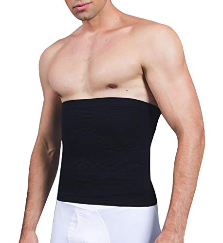 SLIMBELLE® Hombre Faja Reductora Elástica Barriga Adeltazante Cinturón Abdominal Moldeadora Body Shaper Cintura de Fitness Negro&Blanco SLIMBELLE® Hombre Faja Reductora Elástica Barriga Adeltazante Cinturón Abdominal Moldeadora Body Shaper Cintura de Fitness Negro&Blanco