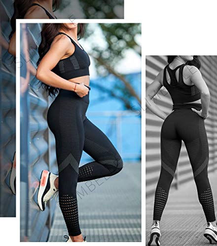 SLIMBELLE Mallas Push up Mujer Leggings Deportivos Pantalones Yoga Leggins de Cintura Alta Bolsillos Cortos Pantalón Deporte Verano para Fitness Correr Entrenamiento SLIMBELLE Mallas Push up Mujer Leggings Deportivos Pantalones Yoga Leggins de Cintura Alta Bolsillos Cortos Pantalón Deporte Verano para Fitness Correr Entrenamiento
