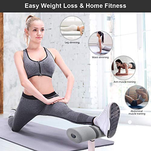 Slimerence Sit Up - Aparato de fitness portátil y ajustable, multifuncional, con ventosa, para entrenamiento abdominal en el hogar y ejercicios musculares para estirar el cuerpo