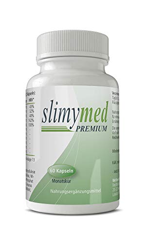 SLIMYMED eficaces cápsulas para adelgazar rápidamente | supresor de apetito | quema-grasa con composición natural | hombres y mujeres | reduce volumen abdomen, cintura, piernas, gluteos | 60 cápsulas SLIMYMED eficaces cápsulas para adelgazar rápidamente | supresor de apetito | quema-grasa con composición natural | hombres y mujeres | reduce volumen abdomen, cintura, piernas, gluteos | 60 cápsulas