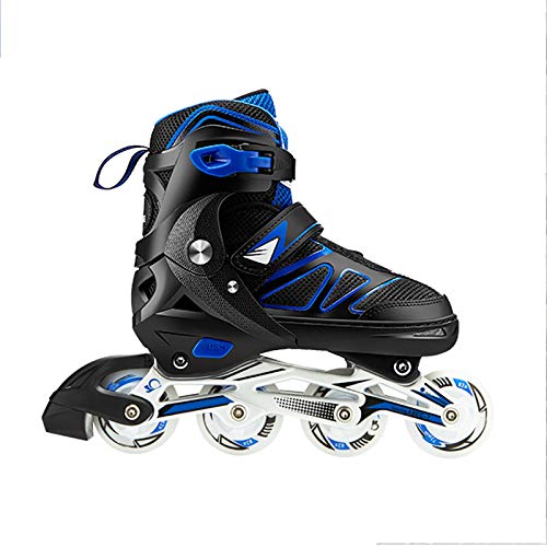 sljjlhx Sljj Patines Ajustables para Adultos Y Niños con Ruedas Iluminadas, Patines En Línea para Exteriores para Niñas Y Niños, Cómodos Patines sobre Ruedas De Estilo Libre