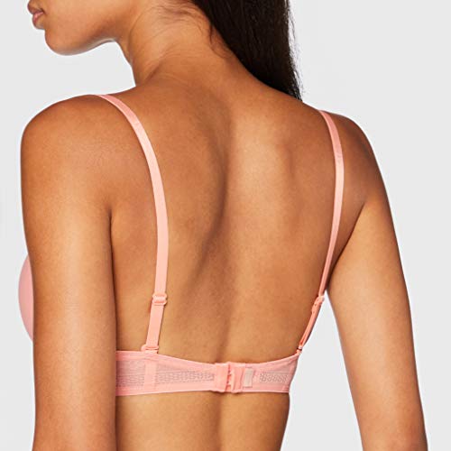 Sloggi Zero Lace Whum Sujetador con Push-up, Naranja (Coral 3586), 90A (Talla del Fabricante: 75A) para Mujer