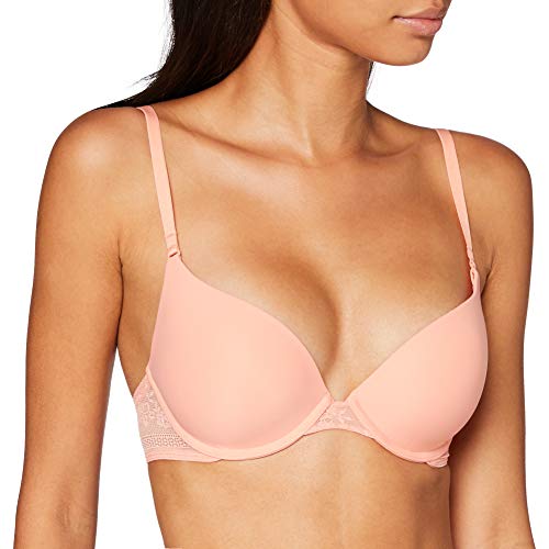 Sloggi Zero Lace Whum Sujetador con Push-up, Naranja (Coral 3586), 90A (Talla del Fabricante: 75A) para Mujer