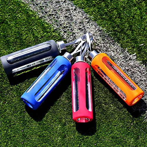 SLOSH Botella Cristal Agua Silicona Deporte Vidrio Viaje Deportiva SLOSH Botella Cristal Agua Silicona Deporte Vidrio Viaje Deportiva