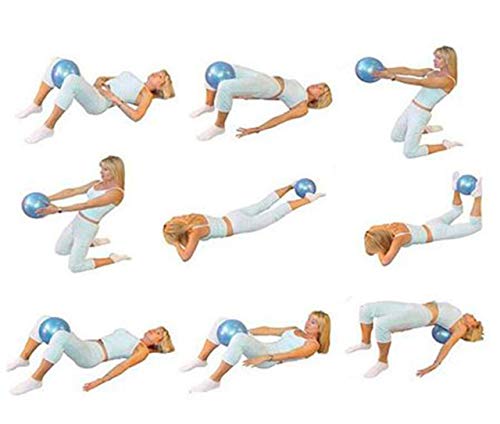Slosy Pelota para Pilates Accesorios Gym Bola De Yoga Pack 2 Material De Gimnasio Balón Pequeño para Embarazadas De 25cm Entrenamiento Mini Ball Rosa Azul Mejora la Postura Rehabilitación Slosy Pelota para Pilates Accesorios Gym Bola De Yoga Pack 2 Material De Gimnasio Balón Pequeño para Embarazadas De 25cm Entrenamiento Mini Ball Rosa Azul Mejora la Postura Rehabilitación