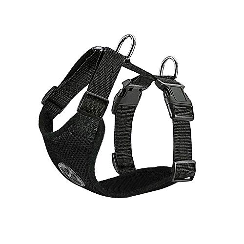 SlowTon Arnés para automóvil,(Sin cinturón de Seguridad) Arnés de Chaleco para Mascotas para Perros Seguridad en el Coche Cuello Ajustable y Correa para el Pecho SlowTon Arnés para automóvil,(Sin cinturón de Seguridad) Arnés de Chaleco para Mascotas para Perros Seguridad en el Coche Cuello Ajustable y Correa para el Pecho