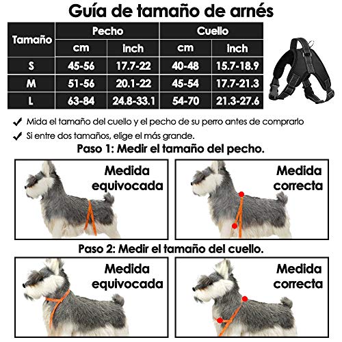 SlowTon Arnes para Perro, NinguÌ n tirón Chaleco del Perro arnés - Chaleco Acolchado del Cuerpo del Perro - Control de la Comodidad para los Perros Grandes en el Entrenamiento Que Camina SlowTon Arnes para Perro, NinguÌ n tirón Chaleco del Perro arnés - Chaleco Acolchado del Cuerpo del Perro - Control de la Comodidad para los Perros Grandes en el Entrenamiento Que Camina
