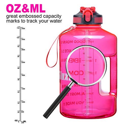 SLUXKE Botella de deporte de 2,2 l/3,78 l, botella de agua grande, botella de deporte, sin BPA, botella de agua de 2,2 litros, antigoteo, botella de agua para gimnasio, gimnasio SLUXKE Botella de deporte de 2,2 l/3,78 l, botella de agua grande, botella de deporte, sin BPA, botella de agua de 2,2 litros, antigoteo, botella de agua para gimnasio, gimnasio