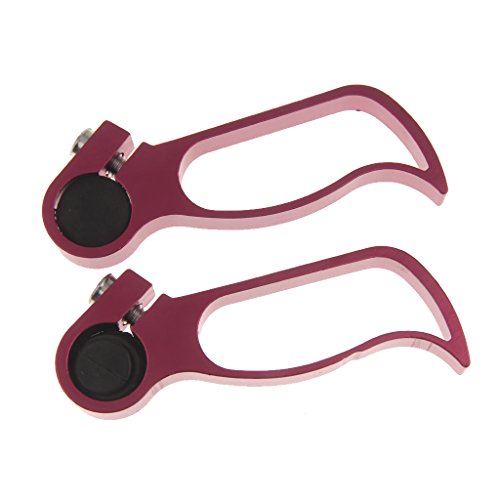 SM SunniMix 1 Par De Ciclismo ómico MTB Mountain Bike Bicicleta Manillar Apretones Lock-On E - Púrpura SM SunniMix 1 Par De Ciclismo ómico MTB Mountain Bike Bicicleta Manillar Apretones Lock-On E - Púrpura