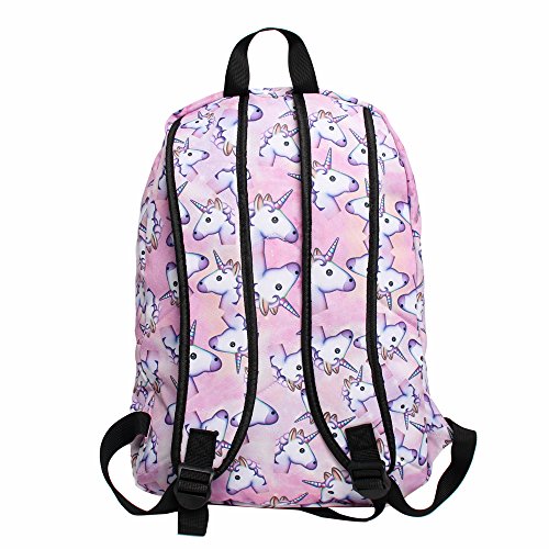Smallbox 2018 Kawaii Moda 3D impresión Unicornio patrón niñas Escuela Mochila para la Escuela de Viajes Gimnasio (Pack de 5) Smallbox 2018 Kawaii Moda 3D impresión Unicornio patrón niñas Escuela Mochila para la Escuela de Viajes Gimnasio (Pack de 5)