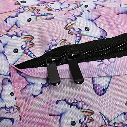 Smallbox 2018 Kawaii Moda 3D impresión Unicornio patrón niñas Escuela Mochila para la Escuela de Viajes Gimnasio (Pack de 5) Smallbox 2018 Kawaii Moda 3D impresión Unicornio patrón niñas Escuela Mochila para la Escuela de Viajes Gimnasio (Pack de 5)