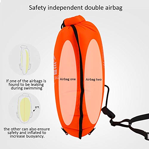 SmallPocket Waterproof Beach Bag Boya De Natación para Aguas Abiertas con Bolsa Estanca, Resistente al Desgaste de Nylon Resistente a la Rotura de PVC SmallPocket Waterproof Beach Bag Boya De Natación para Aguas Abiertas con Bolsa Estanca, Resistente al Desgaste de Nylon Resistente a la Rotura de PVC