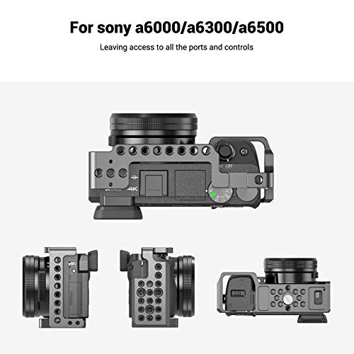 SMALLRIG Jaula Cage para Sony a6300 / a6000 / a6500 / Nex-7-1661 SMALLRIG Jaula Cage para Sony a6300 / a6000 / a6500 / Nex-7-1661