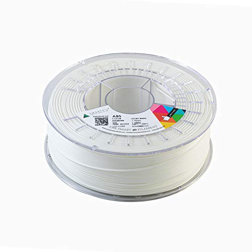 Smartfil ABS, 1.75mm, Ivory White, 1000g Filamento para Impresión 3D de Smart Materials 3D