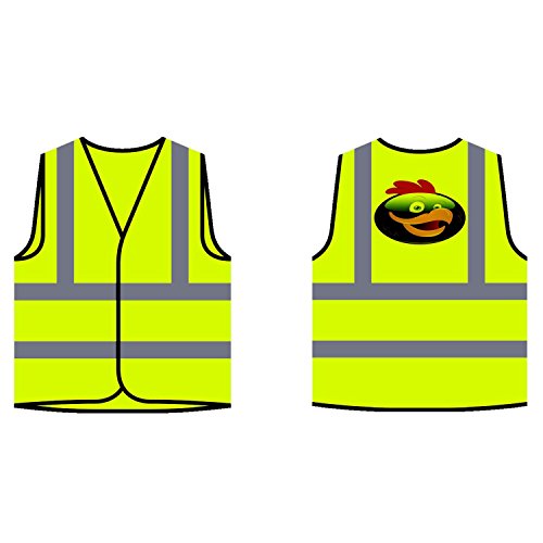 Smile Rooster Face Novedad Funny Vintage Art Chaqueta de seguridad amarillo personalizado de alta visibilidad a296v Smile Rooster Face Novedad Funny Vintage Art Chaqueta de seguridad amarillo personalizado de alta visibilidad a296v
