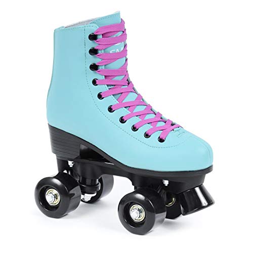 SMJ sport Patines en línea clásicos retro ABEC7 para mujer, patines en línea (39)