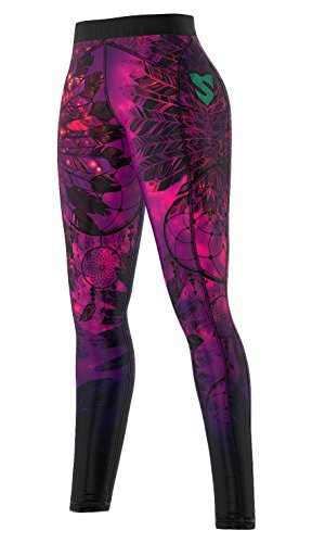 SMMASH Dream Deportivos Leggins Largos Mujer, Mallas Deporte Mujer, Yoga, Fitness, Crossfit, Correr, Material Transpirable y Antibacteriano, (S)