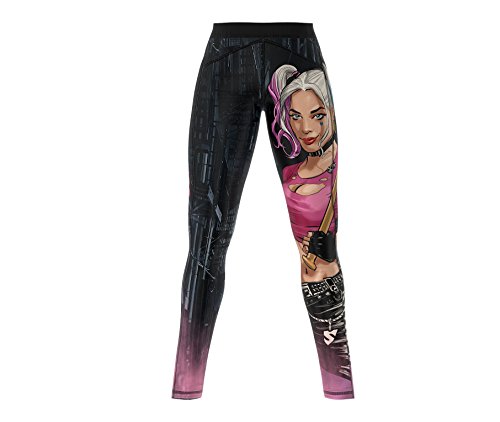 SMMASH Herley Squad Deportivos Leggins Largos Mujer, Mallas Deporte Mujer, Yoga, Fitness, Crossfit, Correr, Material Transpirable y Antibacteriano, (L) SMMASH Herley Squad Deportivos Leggins Largos Mujer, Mallas Deporte Mujer, Yoga, Fitness, Crossfit, Correr, Material Transpirable y Antibacteriano, (L)
