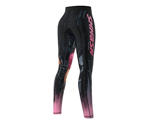 SMMASH SUPERHERO Mallas de compresión largas para mujer para crossfit (S) SMMASH SUPERHERO Mallas de compresión largas para mujer para crossfit (S)