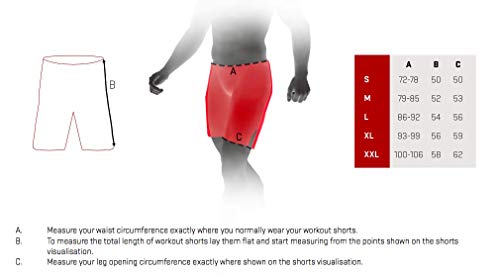 SMMASH Venom Deporte Profesionalmente Pantalones Cortos MMA para Hombre, Shorts MMA, BJJ, Grappling, Krav Maga, Material Transpirable y Antibacteriano, (L) SMMASH Venom Deporte Profesionalmente Pantalones Cortos MMA para Hombre, Shorts MMA, BJJ, Grappling, Krav Maga, Material Transpirable y Antibacteriano, (L)
