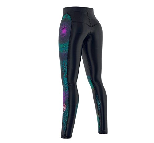 SMMASH Wonderland Cat Deportivos Leggins Largos Mujer, Mallas Deporte Mujer, Yoga, Fitness, Crossfit, Correr, Material Transpirable y Antibacteriano, (S)