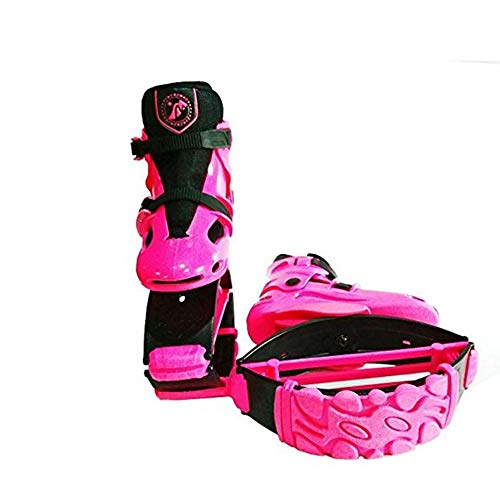 Smx Young/Youth Jumps Girls Zapatos de Fitness Botas de Gravedad Botas de Rebote para niños Rango de Carga de Peso 50-70KG, Rosa