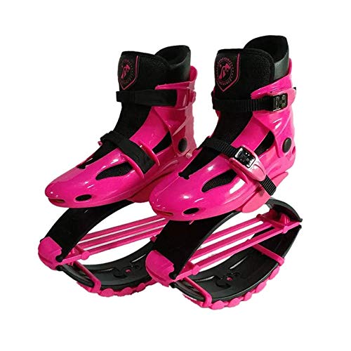 Smx Young/Youth Jumps Girls Zapatos de Fitness Botas de Gravedad Botas de Rebote para niños Rango de Carga de Peso 50-70KG, Rosa