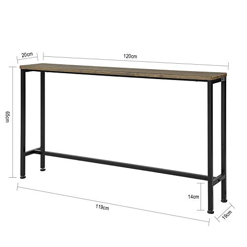 SoBuy FSB19-N Mesa de Entrada Recibidor Mesa de Consola 120 x 65 x 20 cm ES SoBuy FSB19-N Mesa de Entrada Recibidor Mesa de Consola 120 x 65 x 20 cm ES
