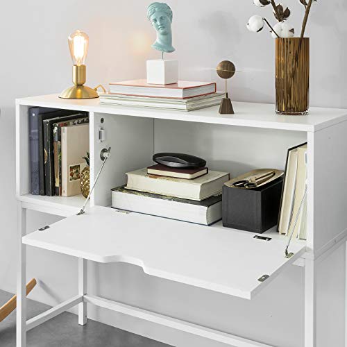 SoBuy FSB21-W Mesa de Entrada Recibidor Mesa de Consola con Cajón 92 x 30 x 80 cm ES SoBuy FSB21-W Mesa de Entrada Recibidor Mesa de Consola con Cajón 92 x 30 x 80 cm ES