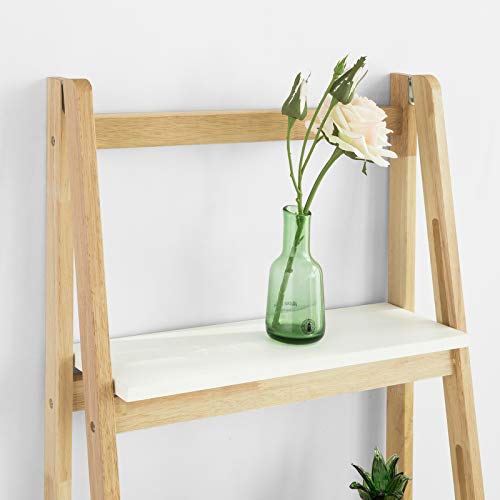 SoBuy Moderna Estantería Escalonada, Librería, Estantería de Pared, Estante de 4 Plegable Niveles, FRG162-N, ES SoBuy Moderna Estantería Escalonada, Librería, Estantería de Pared, Estante de 4 Plegable Niveles, FRG162-N, ES